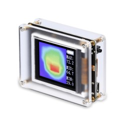 AMG8833 Portable 8*8 0~80℃ Infrared Thermal Imager with 1.8 Inch TFT Screen Infrared Temperature Sensor Temperature Test Tool AMG8833 Portable 8*8 0~80℃ Infrared Thermal Imager with 1.8 Inch TFT Screen Infrared Temperature Sensor Temperature Test Tool