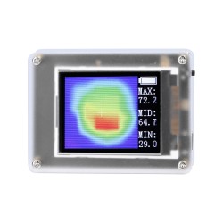 AMG8833 Portable 8*8 0~80℃ Infrared Thermal Imager with 1.8 Inch TFT Screen Infrared Temperature Sensor Temperature Test Tool AMG8833 Portable 8*8 0~80℃ Infrared Thermal Imager with 1.8 Inch TFT Screen Infrared Temperature Sensor Temperature Test Tool