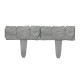 10pcs Home Garden Edging Plastic Fence Stone Effect Lawn Yard Flower Plant Border Decorations