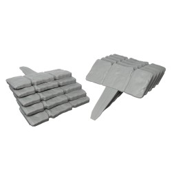 10pcs Home Garden Edging Plastic Fence Stone Effect Lawn Yard Flower Plant Border Decorations 10pcs Home Garden Edging Plastic Fence Stone Effect Lawn Yard Flower Plant Border Decorations