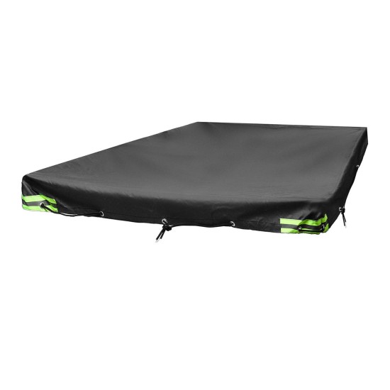 214x122cm Foldable Trailer Car Cover Waterproof Windproof Dust Protector With Rubber Belt