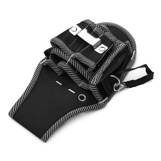 260x145mm Oxford Cloth Tool Bag Electrician Waist Pocket Tools Belt Pouch Bag Screwdriver Holder Kit