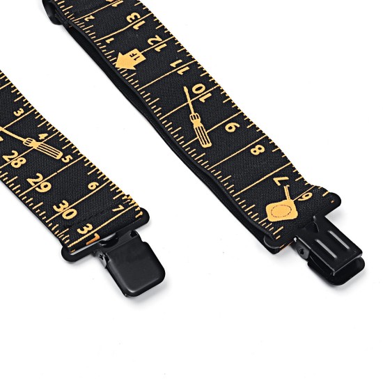 2inch Wide Adjustable Ruler Heavy Duty Belt Tool Braces Suspender for Pouch