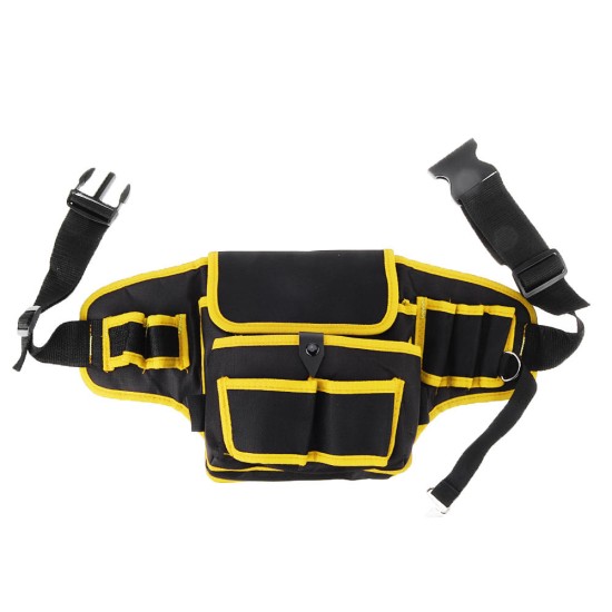 Electrician Canvas Tool Bag Safe Belt Waist Bag Belt Pouch Organizer Repair Tool Storage Bag