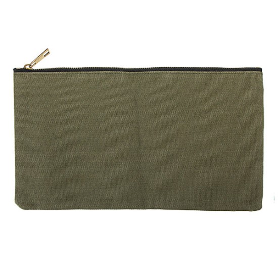 Canvas Cloth Tools Set Bag Zipper Storage Instrument Case Pouch