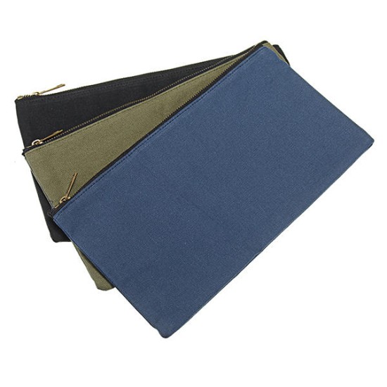 Canvas Cloth Tools Set Bag Zipper Storage Instrument Case Pouch