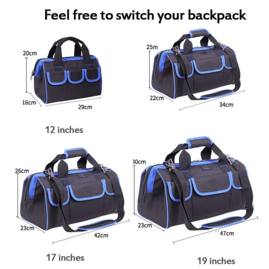 Portable Electric Tool Bag Multifunctional Maintenance Storage Bag