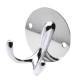 Stianless Steel Cloth Coat Key Double Hook Wall Hanger Towel Rack Hoder Mount