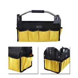 Thickened Canvas Wear-resistant Multi-function Large-capacity Portable Tool Kit with Metal Handle Electrician Repair Kit for Loading Tools Thickened Canvas Wear-resistant Multi-function Large-capacity Portable Tool Kit with Metal Handle Electrician Repair Kit for Loading Tools