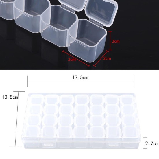 29 in 1 SMT Patch CHIP IC Component Box Disassembly Storage Box Screw Nail Parts Storage Box