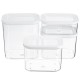 3/4/5Pcs Airtight Food Storage Containers Kitchen Canisters Boxes with Lid Set