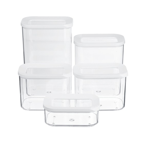 3/4/5Pcs Airtight Food Storage Containers Kitchen Canisters Boxes with Lid Set