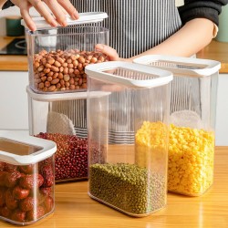 3/4/5Pcs Airtight Food Storage Containers Kitchen Canisters Boxes with Lid Set 3/4/5Pcs Airtight Food Storage Containers Kitchen Canisters Boxes with Lid Set