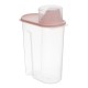4Pcs Cereal Storage Box Plastic Rice Container Food Sealed Jar Cans Kitchen Grain Dried Fruit Snacks Storage Box