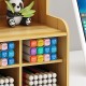 Pen Holder Storage Box Wood Pencil DIY Desktop Container Studentsk Case Rack