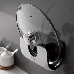 Pot Cover Pan Lid Storage Rack Holder Wall Mount Organizer Kitchen Cabinet Door Pot Cover Pan Lid Storage Rack Holder Wall Mount Organizer Kitchen Cabinet Door