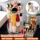 360 Degree Rotation Transparent Tabletop Acrylic Cosmetic Rotating Makeup Organizer Spinning Rack Large Capacity