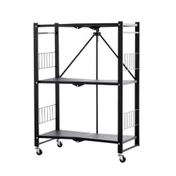 Installation-free Folding Kitchen Racks Floor-to-ceiling Multi-layer Kitchen Storage Racks Movable Racks Installation-free Folding Kitchen Racks Floor-to-ceiling Multi-layer Kitchen Storage Racks Movable Racks