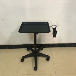 KMS-612 Perm Hairdressing Trolley with Fan Holder for Hair Dyeing-Black KMS-612 Perm Hairdressing Trolley with Fan Holder for Hair Dyeing-Black