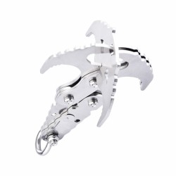 Outdoor Stainless Steel Folding Grappling Gravity Hooks Climbing Claw Camping Outdoor Stainless Steel Folding Grappling Gravity Hooks Climbing Claw Camping