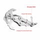 Outdoor Stainless Steel Folding Grappling Gravity Hooks Climbing Claw Camping Outdoor Stainless Steel Folding Grappling Gravity Hooks Climbing Claw Camping