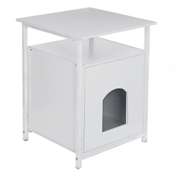 Pet Cat /Dog Puppy Box Cat Enclosed Litter Side with Table Furniture Box House Pet Cat /Dog Puppy Box Cat Enclosed Litter Side with Table Furniture Box House