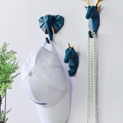 Simple 3D Coat Hook Holder Creative Animals Head Hanger Wall Mounted Craft Simple 3D Coat Hook Holder Creative Animals Head Hanger Wall Mounted Craft