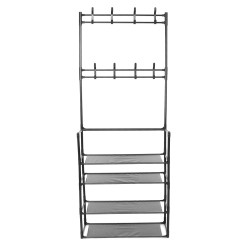 Simple Coat Rack and Shoe Rack Integrated Household Living Room Hanging Bag Clothes Rack Floor Rack Hallway Storage Rack Simple Coat Rack and Shoe Rack Integrated Household Living Room Hanging Bag Clothes Rack Floor Rack Hallway Storage Rack