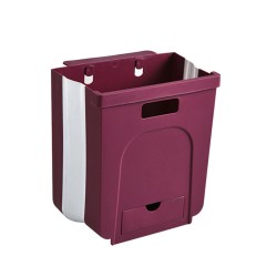 Wall Mounted Folding Waste Bin Kitchen Cabinet Door Hanging Trash Can Bin Wall Mounted Folding Waste Bin Kitchen Cabinet Door Hanging Trash Can Bin