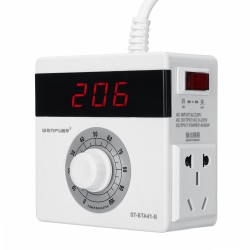 4000W AC 0-220V Adjustable Voltage Controller For Fan Speed Motor Temperature Control 4000W AC 0-220V Adjustable Voltage Controller For Fan Speed Motor Temperature Control