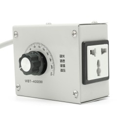 4000W AC 220V Variable Voltage Controller for Fan Speed Motor Temperature Dimmer
