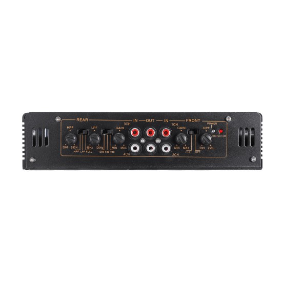 WD628 6800W 4 Channel DC 12V Car Audio Amplifier Aluminium Alloy Car Power Speaker