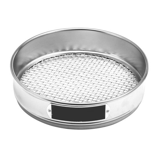 4-100 Mesh 4.75-0.15mm Aperture Lab Standard Test Sieve Stainless Steel Dia20cm