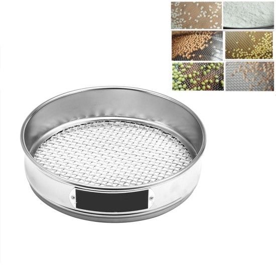 4-100 Mesh 4.75-0.15mm Aperture Lab Standard Test Sieve Stainless Steel Dia20cm