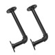 1 Pair of DN15 70/130/180/210mm Steel Pipe Shelf Bracket Holder DIY Pipe Shelf Brackets