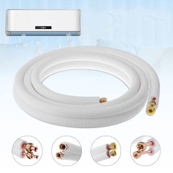 4m 13FT Insulated Copper Pipe Air Conditioner Exhaust Hose Tube Insulate Copper Aluminum Pipe Split Line Wire 4m 13FT Insulated Copper Pipe Air Conditioner Exhaust Hose Tube Insulate Copper Aluminum Pipe Split Line Wire