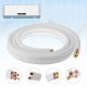 4m 13FT Insulated Copper Pipe Air Conditioner Exhaust Hose Tube Insulate Copper Aluminum Pipe Split Line Wire