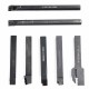 7pcs 12mm Shank Lathe Turning Tool Holder Boring Bar with 7pcs Carbide Insert and Wrench