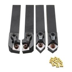 4pcs MCMNN1616H12 MCGNR1616H12 MCMNN1616H12 MCGNL1616K12 Lathe Turning Tool Holder with 10pcs CNMG120408 Carbide Insert 4pcs MCMNN1616H12 MCGNR1616H12 MCMNN1616H12 MCGNL1616K12 Lathe Turning Tool Holder with 10pcs CNMG120408 Carbide Insert
