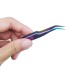 Multi-purpose Precision Industrial Tweezers Anti-static Bent Straight Stainless Steel Coloured Tweezers Mobile Phone Repair Hand Tool Set