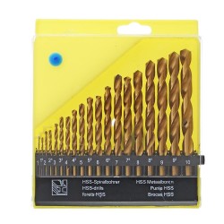 19pcs 1-10mm HSS Twist Drill Bit Set Straight Shank Twist Drill Bit 19pcs 1-10mm HSS Twist Drill Bit Set Straight Shank Twist Drill Bit