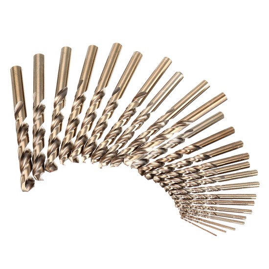 13/19/25 PCS HSS 1-13mm M35 Bit Set Cobalt Twist Drill Bit