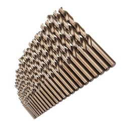25pcs 1-13mm HSS M35 Cobalt Twist Drill Bit Set for Metal Wood Drilling 25pcs 1-13mm HSS M35 Cobalt Twist Drill Bit Set for Metal Wood Drilling