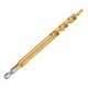 9.5mm Twist Step Drill Bit 3/8inch Round/Hex Shank Drill for Woodworking Pocket Hole Jig