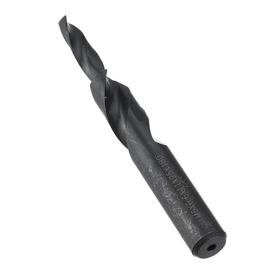 M3-12 180 Degree HSS Twist Step Drill Bit Two-Stage Conutersunk Drill Sub-Step Drill