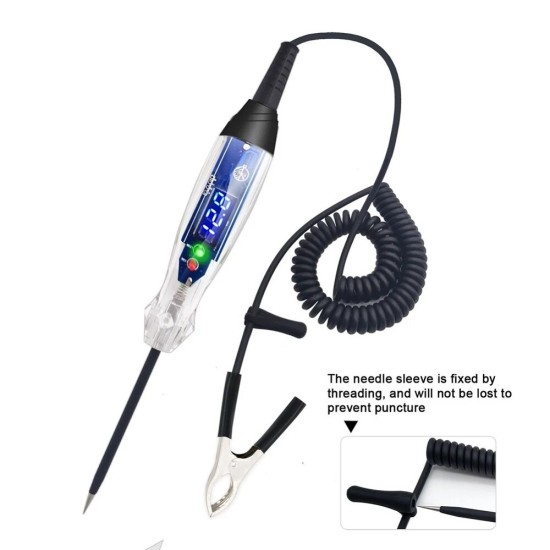 NS836 3-60V LED Digital Display Bidirectional Voltage Tester Handheld Portable Car Circuit Tester Automotive Maintenance Testing Tool