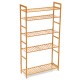 1PCS Shelf Multi-layer Multifunctional Floor Storage Rack Dining Room Living Room Household Finishing Assembly Mobile Wooden Shelf