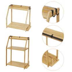 2/3 Layer Spice Rack Storage Organizer Seasoning Bottle Stand Shelf Holder 2/3 Layer Spice Rack Storage Organizer Seasoning Bottle Stand Shelf Holder