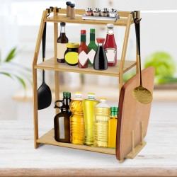 2/3 Layer Spice Rack Storage Organizer Seasoning Bottle Stand Shelf Holder 2/3 Layer Spice Rack Storage Organizer Seasoning Bottle Stand Shelf Holder