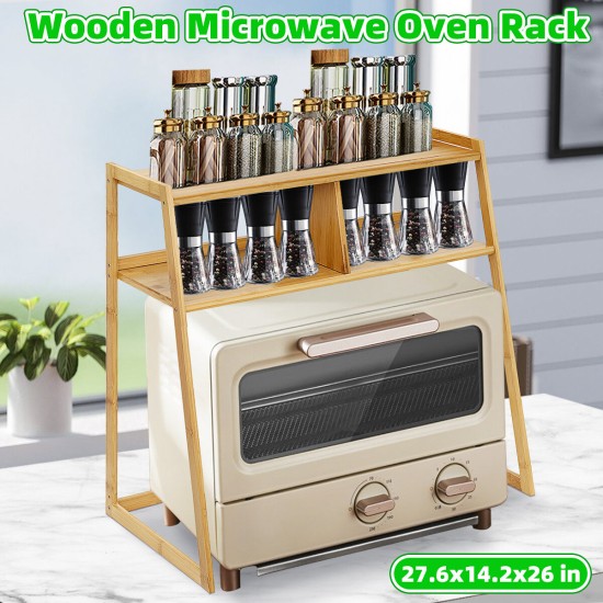 3 Tier Microwave Oven Stand Shelf Storage Rack Organizer Holder Cabinet Kitchen Tool